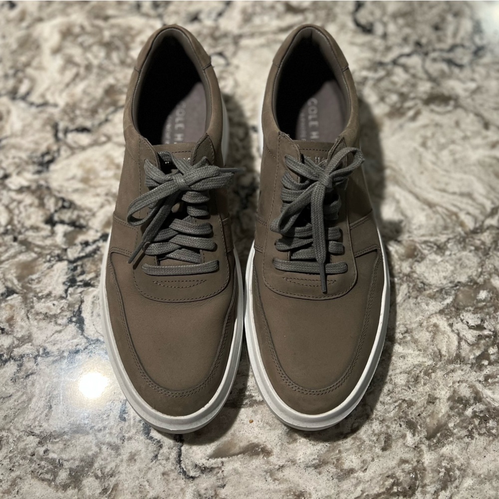Cole Haan Grand Series Grey Leather Sneakers size 10